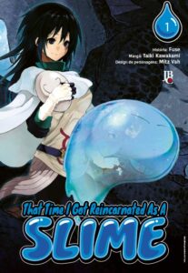 Capa do mangá That Time I Got Reincarnated as a Slime Volume 1 da Editora JBC