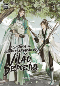 Capa de O Sistema de Autopreservação do Vilão Desprezível – Volume 1 da NewPOP Editora